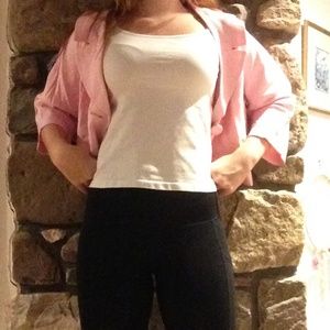 Pink button shirt💕